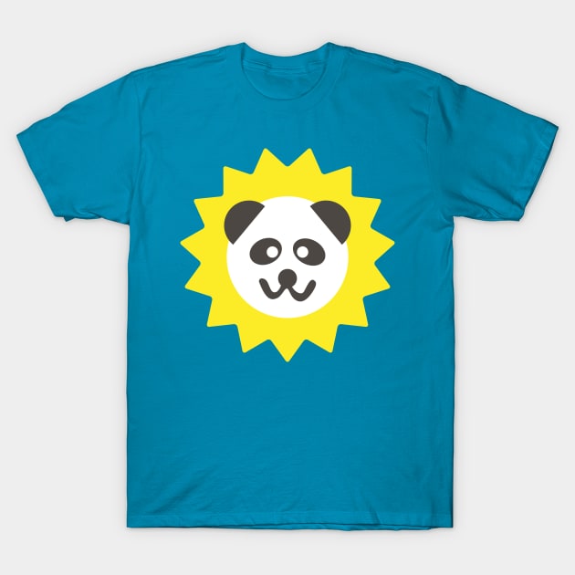 Sunny Panda T-Shirt by kirstiedesign